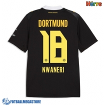 Fotballdrakt Herre Borussia Dortmund Ethan Nwaneri #18 Bortedrakt 2026-27 Kortermet